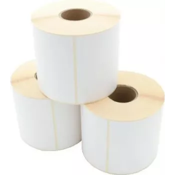 ARTDEV termotransferová etiketa rolka 101,6 x 76,2 mm, 40 mm jadro, 125 mm vonkajší priemer, 960 etikiet, biela, papier, permanentné lepidlo