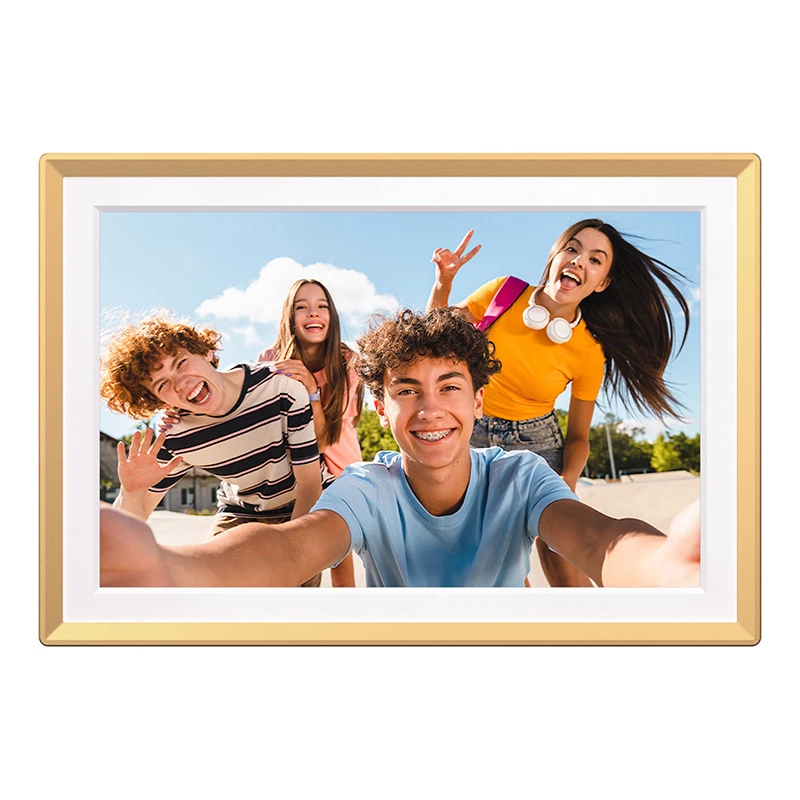 ARZOPA D14 Golden digitálny fotorámik 14,1 palca zlatý