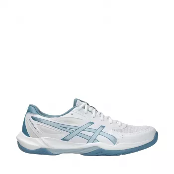 Asics Gel-Rocket 12 pánske halové topánky biele čierne oranžové 43,5 EU