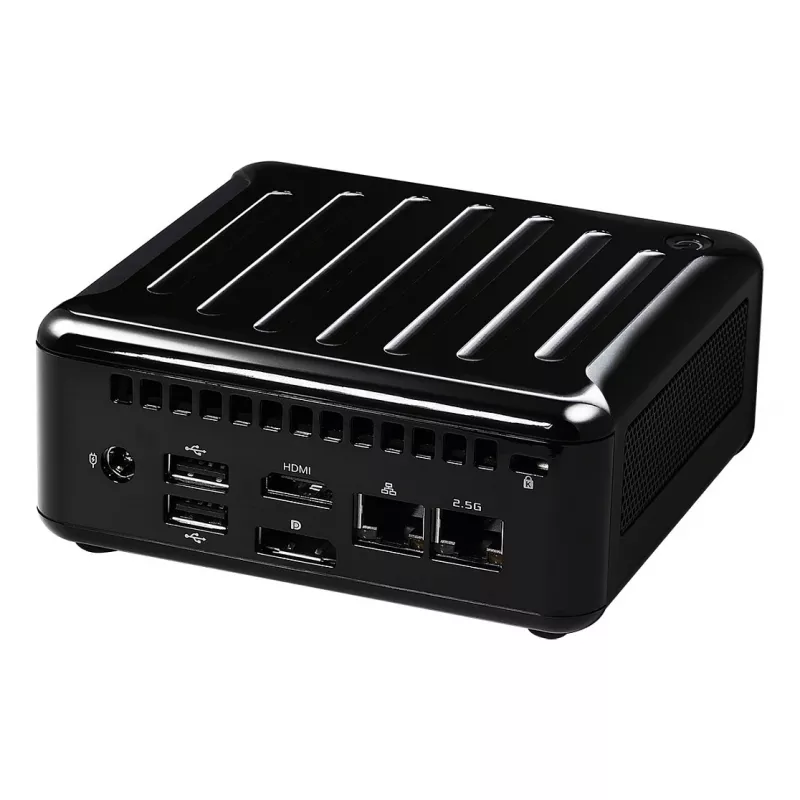ASRock 4x4 BOX-4800U Barebone Mini PC, AMD Ryzen 7 4800U, 2x DDR4 SO-DIMM, 2x 2.5GbE, Wi-Fi 6, čierna