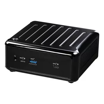 ASRock 4x4 BOX-4800U Barebone Mini PC, AMD Ryzen 7 4800U, 2x DDR4 SO-DIMM, 2x 2.5GbE, Wi-Fi 6, čierna