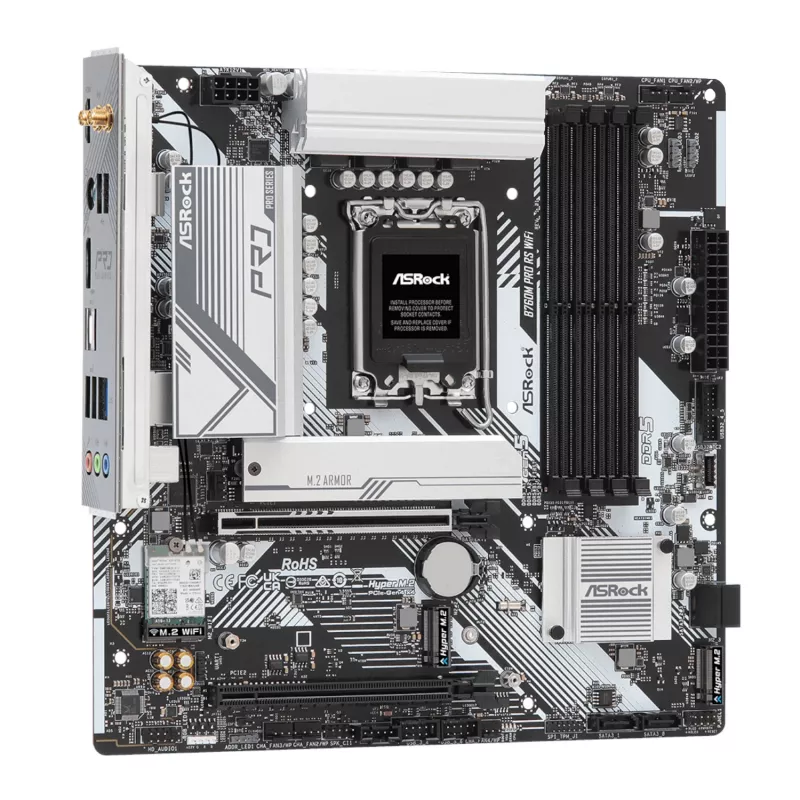 ASRock B760M Pro RS WiFi Intel LGA 1700 Micro-ATX herná základná doska