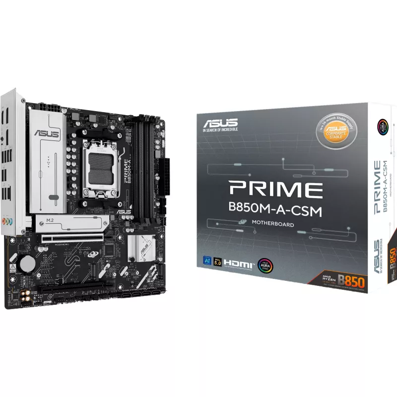 ASUS Prime B850M-A-CSM Micro-ATX základná doska Socket AM5 AMD B850 Chipset