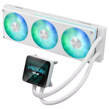 ASUS Prime LC II 360 ARGB LCD White Edition Kvapalinový chladič procesora, 360 mm