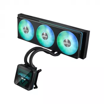 ASUS Prime SLC II 360 ARGB LCD AIO kvapalinový CPU chladič, 360-mm radiátor, 3 x 120-mm ARGB ventilátory, LGA 1851/1700/1200/115x/AM5/AM4