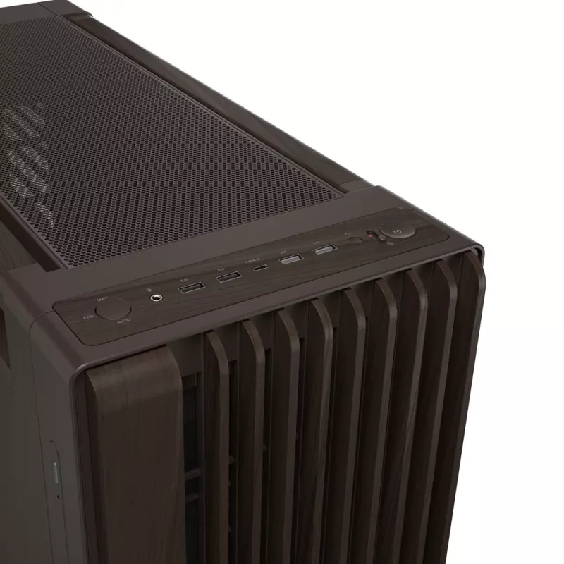 ASUS ProArt PA602 Wood Edition Retro Brown - kovové puzdro Midi-Tower