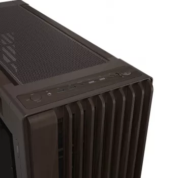 ASUS ProArt PA602 Wood Edition Retro Brown - Midi-Tower s tvrdeným sklom