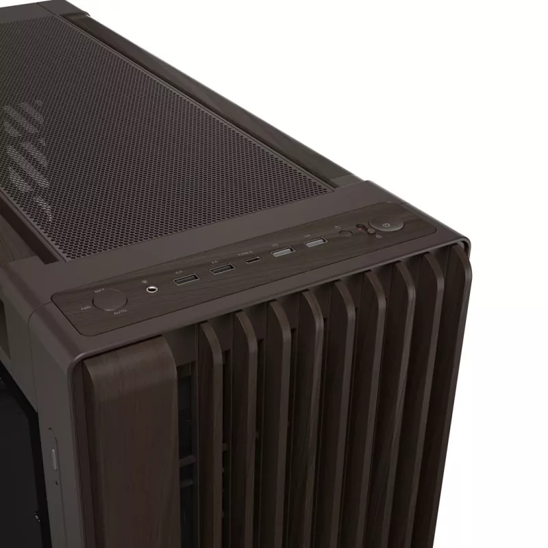 ASUS ProArt PA602 Wood Edition Retro Brown - Midi-Tower s tvrdeným sklom
