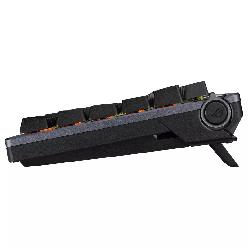 ASUS ROG Azoth 75% Hotswap mechanická klávesnica, Tri-Mode RGB, OLED displej, PBT klávesy, NX spínače, čierna