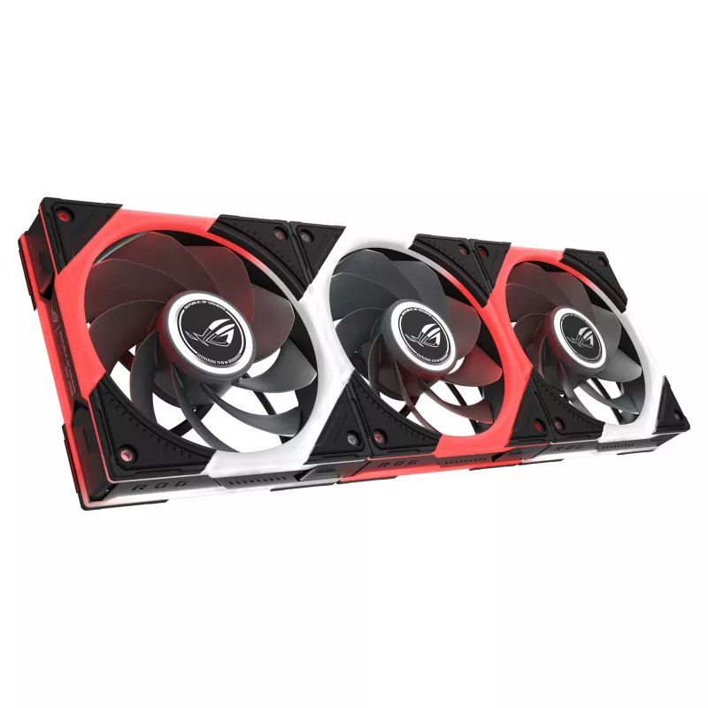 ASUS ROG Eurux GR120 ARGB reverzný ventilátor Black Edition, 120mm trojbalenie