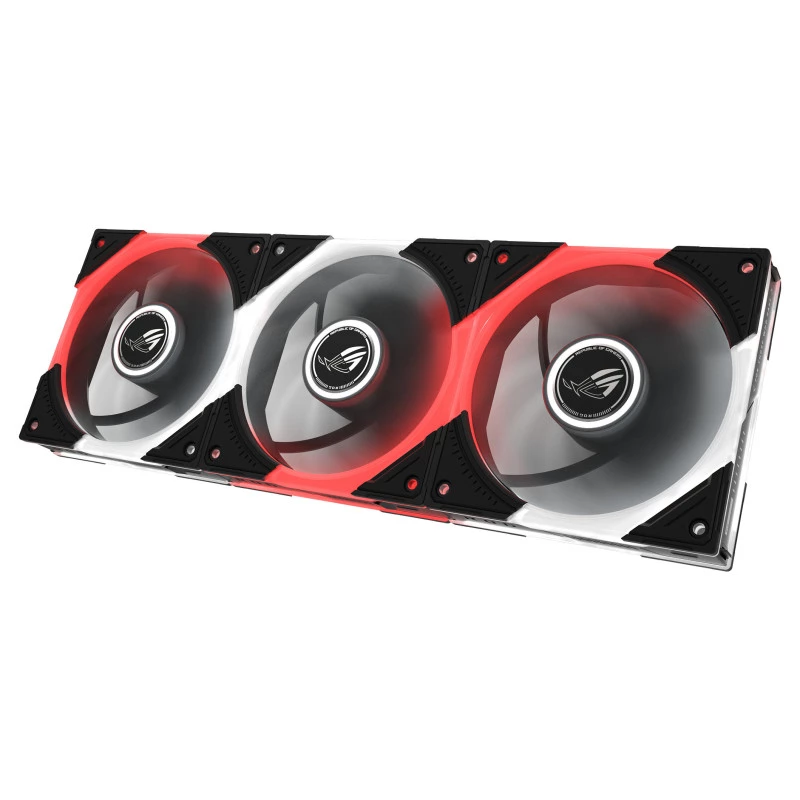 ASUS ROG Eurux GR120 ARGB reverzný ventilátor Black Edition, 120mm trojbalenie