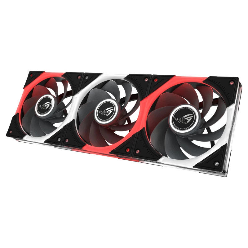 ASUS ROG Eurux GR120 ARGB reverzný ventilátor Black Edition, 120mm trojbalenie