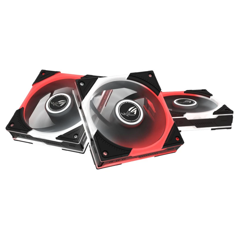 ASUS ROG Eurux GR120 ARGB reverzný ventilátor Black Edition, 120mm trojbalenie