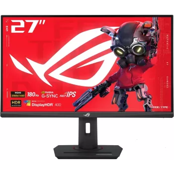 ASUS ROG Strix XG27ACS 27-palcový QHD Fast IPS herný monitor, 180Hz, 1ms, DisplayHDR 400, G-SYNC Compatible, FreeSync Premium, USB-C (repasovaný)