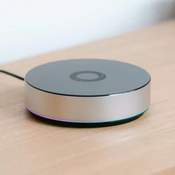 Athom Homey Bridge Smart Home kontrolér - Zigbee, Z-Wave, Bluetooth, Wi-Fi - čierna/strieborná