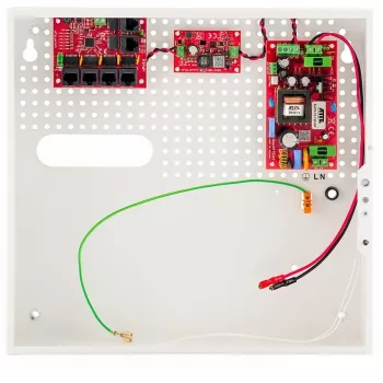 ATTE IPUPS-5-11-F 5-portový PoE switch s nárazovým napájaním, 4x PoE 10/100 Mbps, 90W rozpočet, neupravovaný