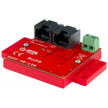 ATTE SDIP-40-120 PoE napájací zdroj, 48W, 40V DC, 10/100 Mbps
