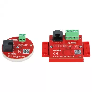 ATTE sada prevodníkov UTP/2-vodič pre LAN+PoE ETH-2WIRE