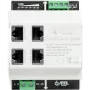 ATTE SWPS-4-11-DIN4 priemyselný 4-portový PoE+ switch s integrovaným napájacím zdrojom, montáž na lištu DIN, 60W budget