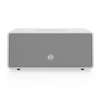 Audio Pro D-2 Bluetooth multiroom reproduktor, biela – 80 W s AirPlay 2, Chromecast a Spotify Connect