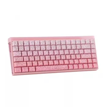 AULA HERO84 HE Pink Gradient Contour Dragon King RGB Gasket mechanická klávesnica