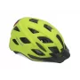 Author Pulse LED X8 detská cyklistická prilba s LED svetlom, žltá, 52-58 cm