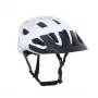 Author Vento InMold LED USB cyklistická prilba 55-58 cm strieborná/biela