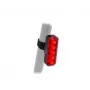 Author XYRIUS Brake USB zadné svetlo 400 lm, čierna s červeným sklom