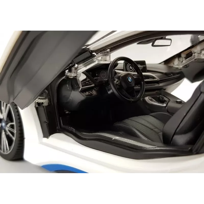 Auto R/C BMW i8 Rastar 1:14 biele automatické dvere