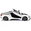 Auto R/C BMW i8 Rastar 1:14 biele automatické dvere