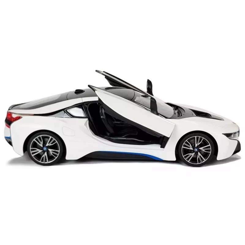 Auto R/C BMW i8 Rastar 1:14 biele automatické dvere