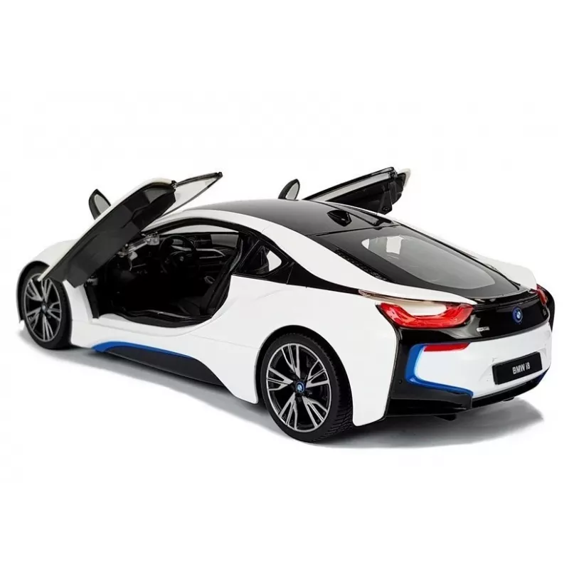 Auto R/C BMW i8 Rastar 1:14 biele automatické dvere