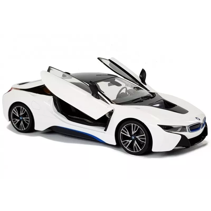 Auto R/C BMW i8 Rastar 1:14 biele automatické dvere