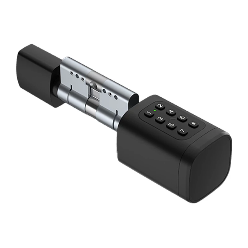 AVATTO SDL-V1-B60 Smart Lock cylindrická vložka, 60mm, odtlačok prsta, Bluetooth, Zigbee, čierna