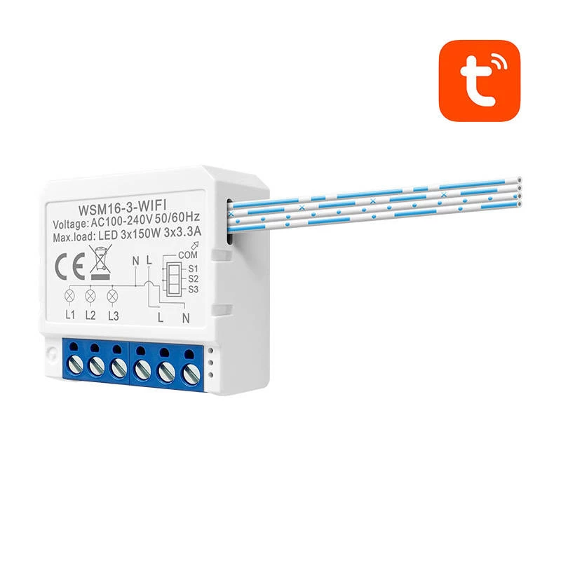 AVATTO WSM16-W3 smart modul spínača WiFi Tuya