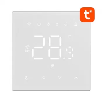 AVATTO WT410-16A-W smart WiFi termostat pre elektrické podlahové kúrenie, 16A, biely