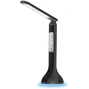 Avide ABLDLRGB-CALENDAR-4W-BL LED stolová lampa s RGB kalendárom, čierna, 4W, 250lm
