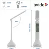 Avide LED stolová lampa RGB kalendár biela 4W 250lm
