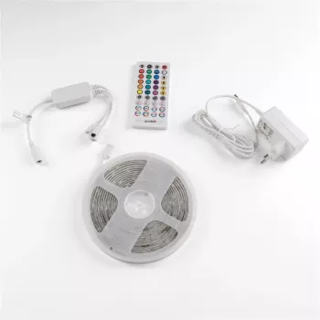 Avide LED pásik blister 12V 16W RGB 5m s IR diaľkovým ovládačom