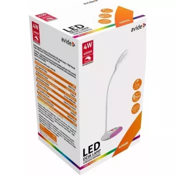 Avide LED stolná lampa RGB biela 4W 250lm