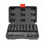 AWTOOLS 1/2 palca sada nástrčných kľúčov, hlboká, 11-dielna, 8-21 mm, Black Line