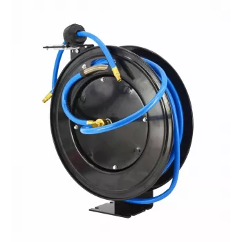 AWTOOLS automatický navijak hadice 15m 10x16mm zosilnená PVC hadica nástenná montáž