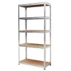AWTOOLS AW regál 5 políc 200x90x40 nosnosť 250kg / 5.0mm - Push-In rýchla montáž