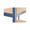 AWTOOLS AW regál 5 políc 200x90x40 nosnosť 250kg / 5.0mm - Push-In rýchla montáž