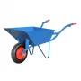 AWTOOLS AW00032 záhradný vozík / fúrik - nosnosť 200 kg, 100 l, pozinkovaná oceľová vaňa, vzduchové pneumatiky