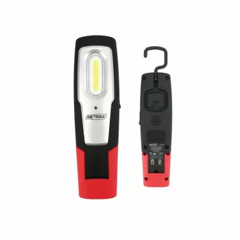 AWTOOLS AW17601 COB LED čelová lampa - 120 lúmenov, 3 režimy, IPX4 ochrana proti striekajúcej vode, nastaviteľný popruh na hlavu, na batérie