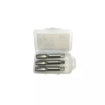 AWTOOLS AW20266 20-dielna metrická sada závitníkov M3-M12 | HSS sada závitníkov s nastaviteľnými kľúčmi, závitová mierka a kufrík