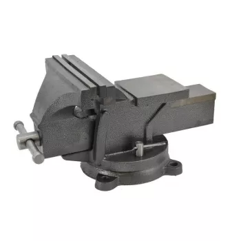 AWTOOLS AW24207 Zverák s otočnou základňou 100mm liatina s nákova