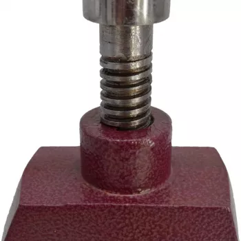 AWTOOLS AW24307 zverák 100 mm šírka čeľustí liatina pevná základňa s nákovou