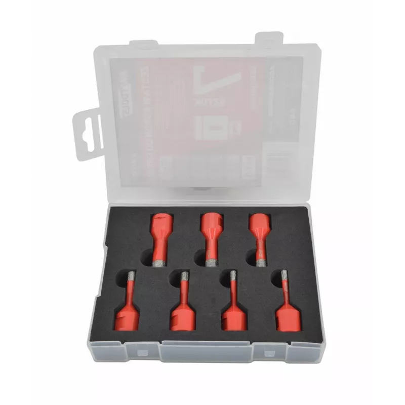 AWTOOLS AW47307 7-dielna sada HSS vrtákov DIN 338 – 2-10 mm na kov, drevo a plast